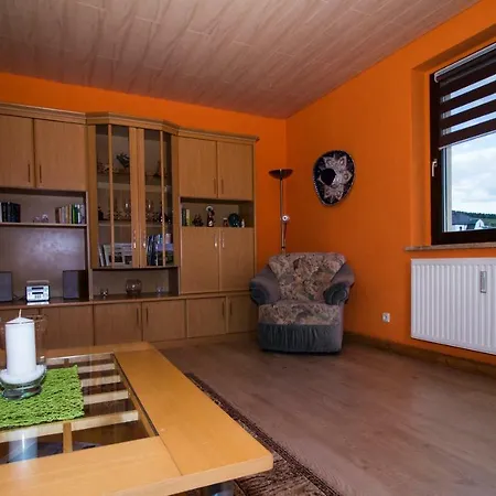 Am Balkon Des Erzgebirges Apartment Bernsbach Exterior photo